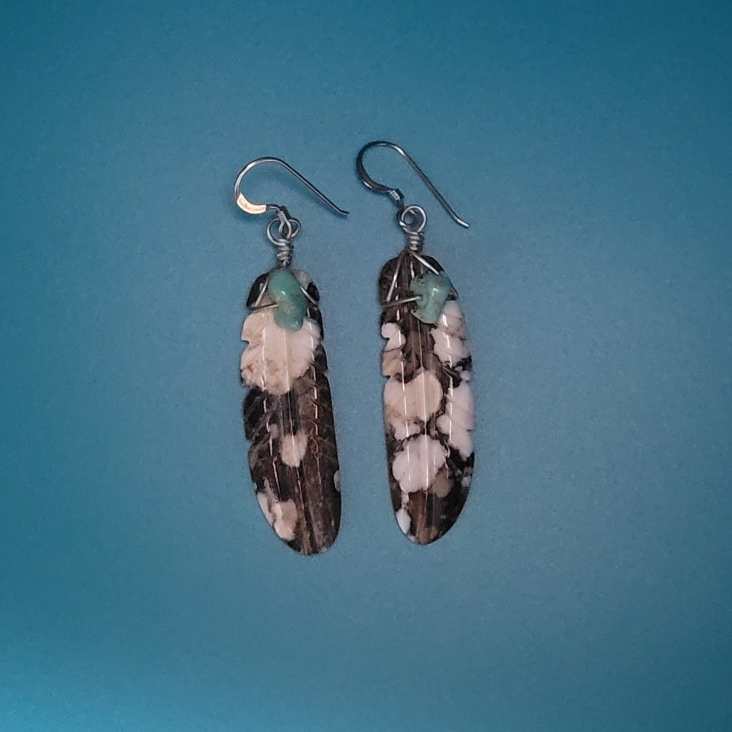 Authentic Native American Feather Earrings