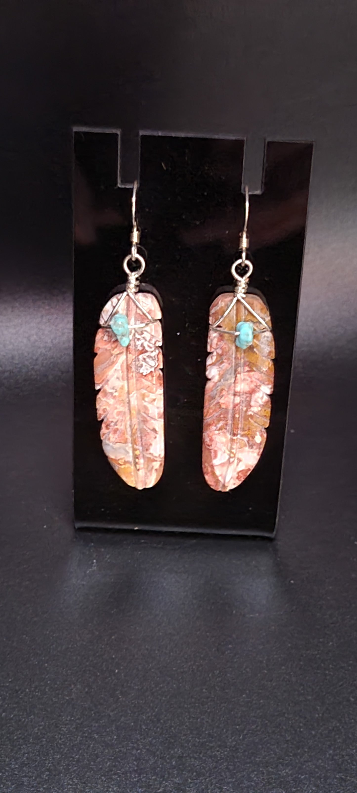 Authentic Native American Feather Earrings