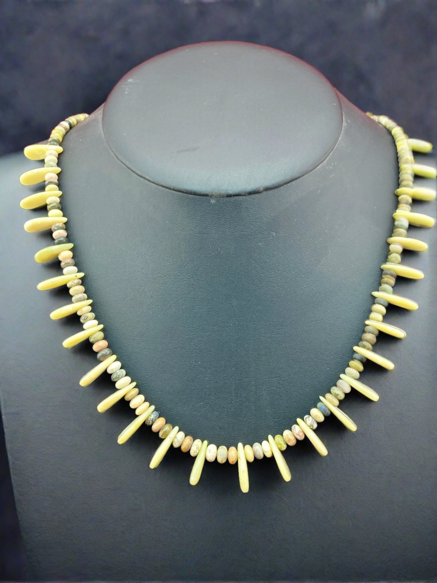 Handmade Corn Tab Necklace