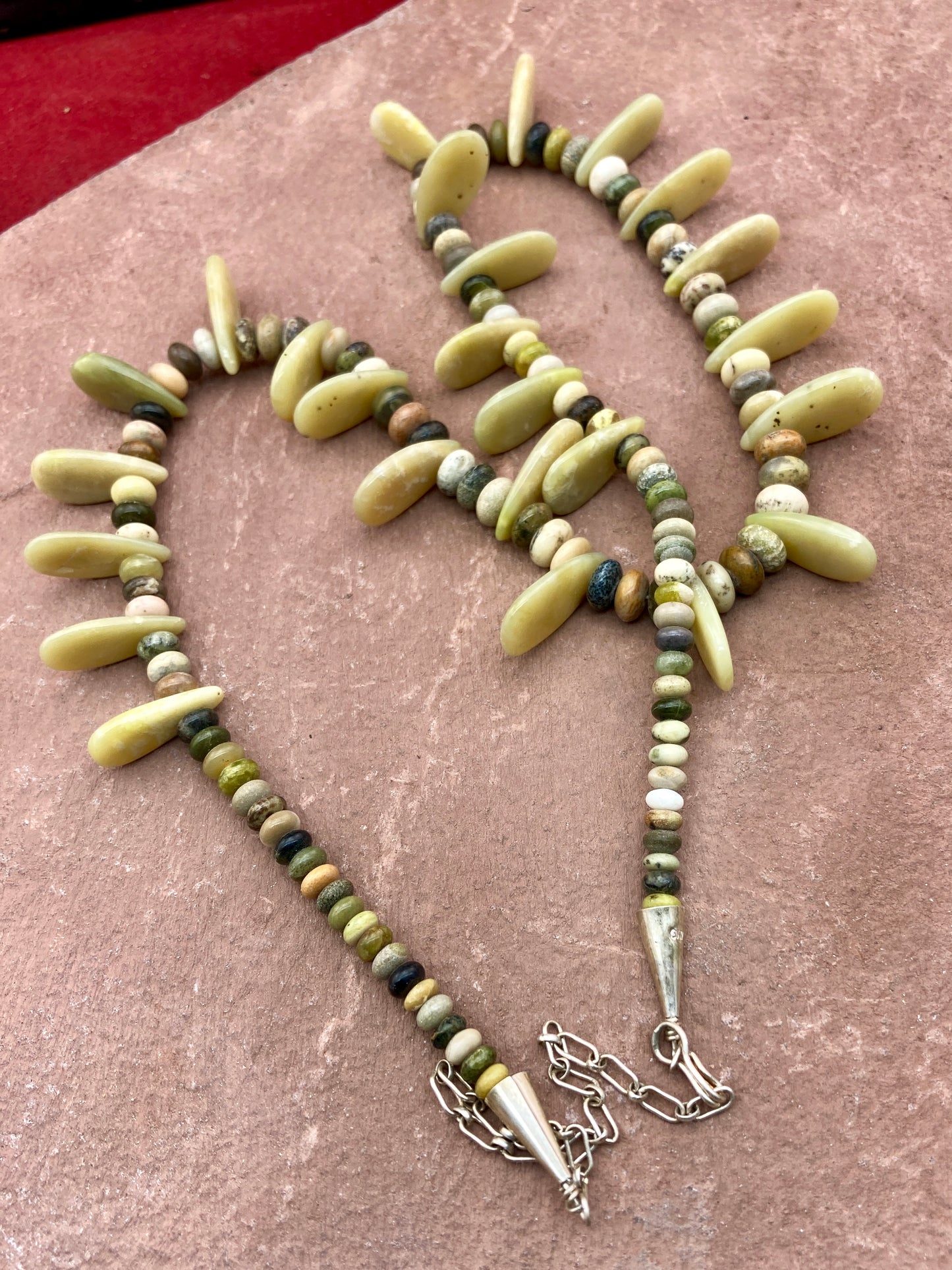 Handmade Corn Tab Necklace